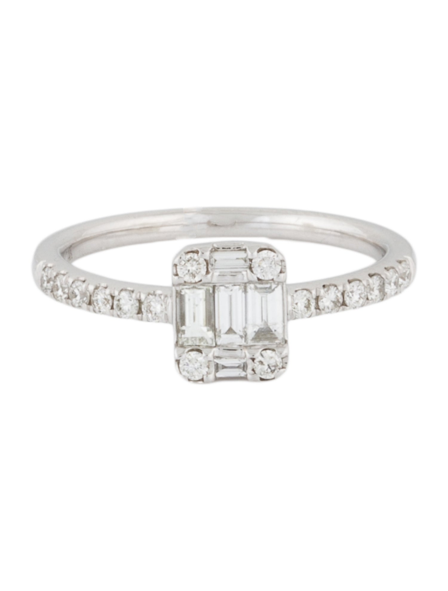 Effy Jewelry 14K Diamond Cluster Cocktail Ring