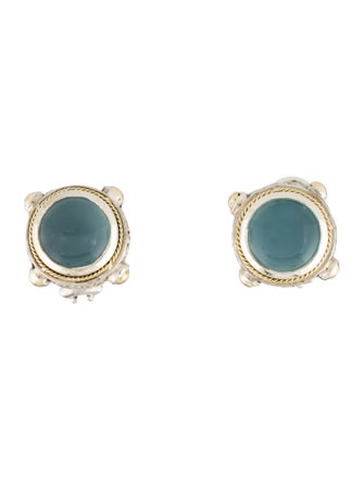 Effy Jewelry Dyed Chalcedony Earclips
