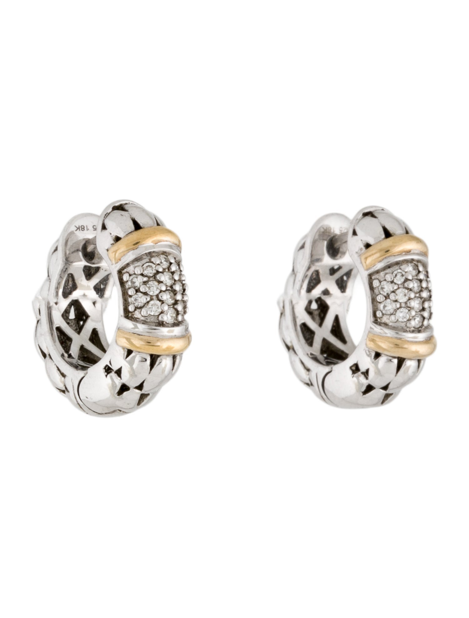 Effy Jewelry Diamond Huggie Earrings