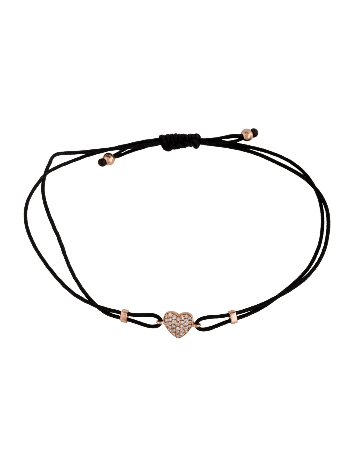 Effy Jewelry 14K Diamond Heart Novelty Wrap Bracelet