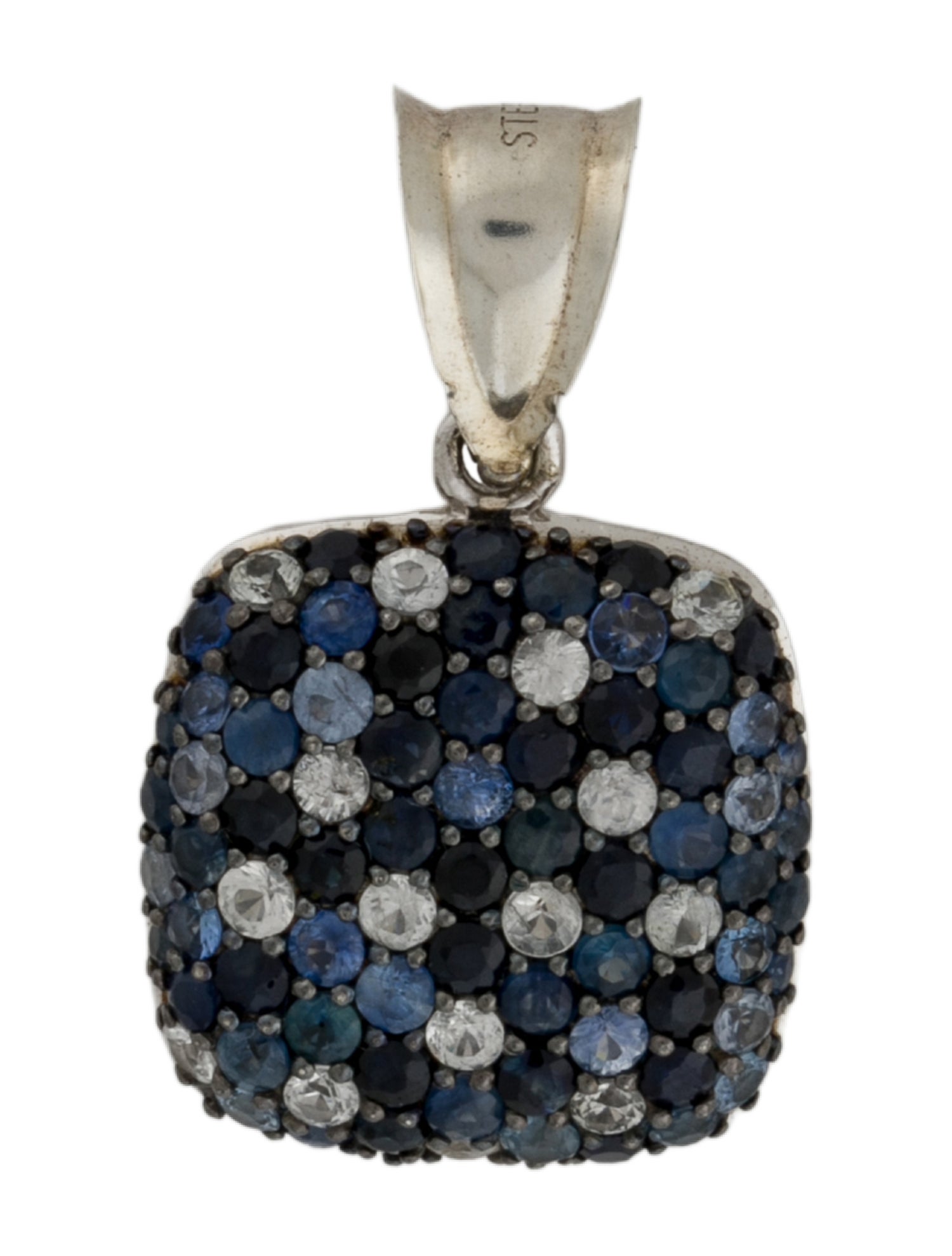 Effy Jewelry Sapphire Ombré Cluster Pendant
