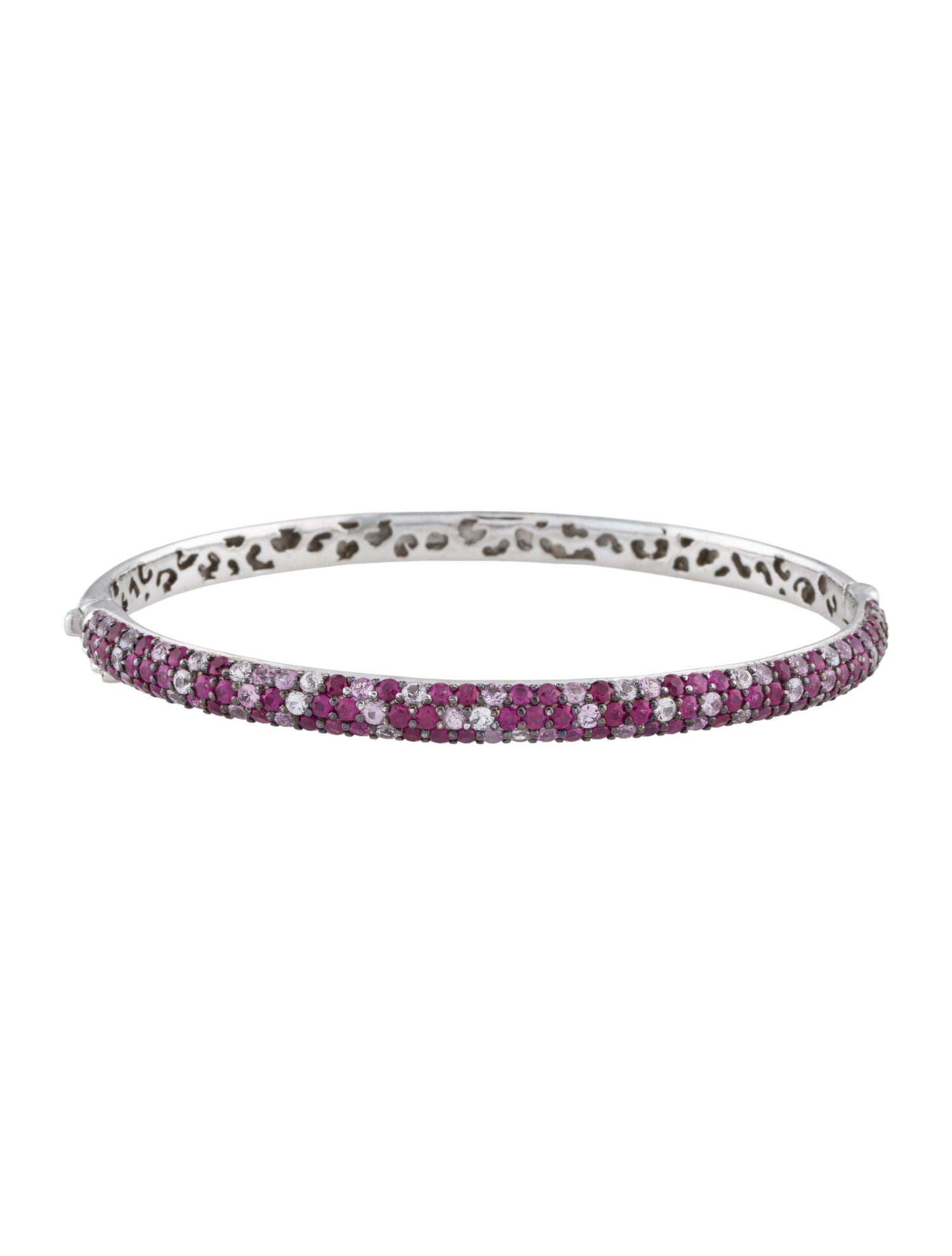 Effy Jewelry Ruby & Sapphire Bangle Bracelet