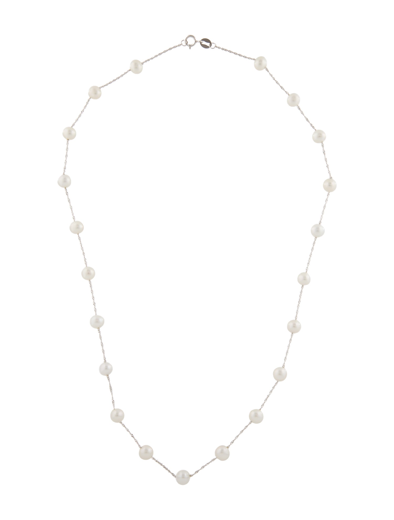 Effy Jewelry 14K Pearl Station Necklace