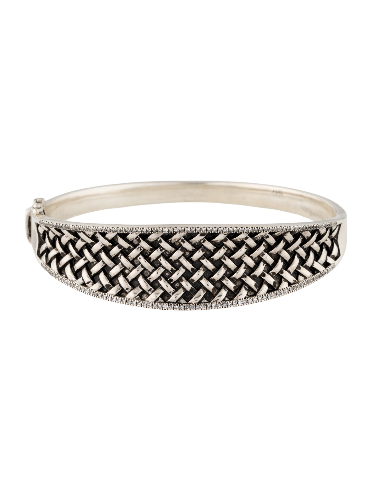 Effy Jewelry Diamond Braided bangle Bracelet