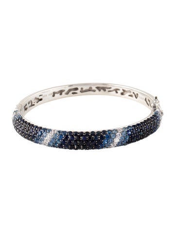 Effy Jewelry Bangle 10.30ctw Ombre Sapphire Bracelet