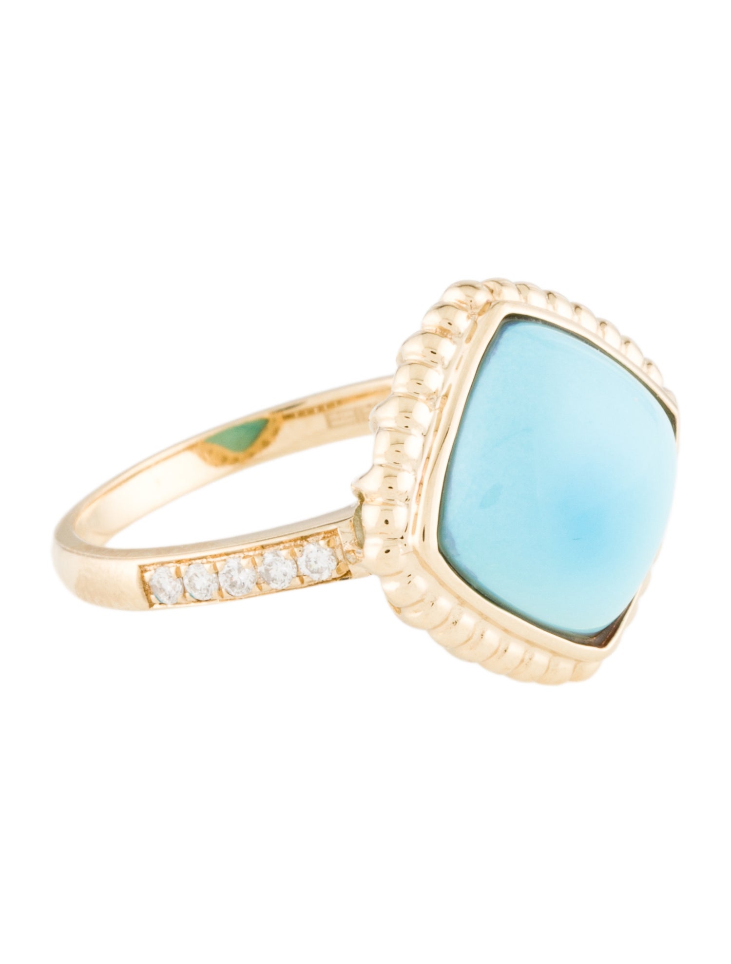 Effy Jewelry 14K Turquoise Cocktail Ring