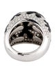 Effy Jewelry 14K 2.78ctw Diamond & Onyx Flower Dome Ring