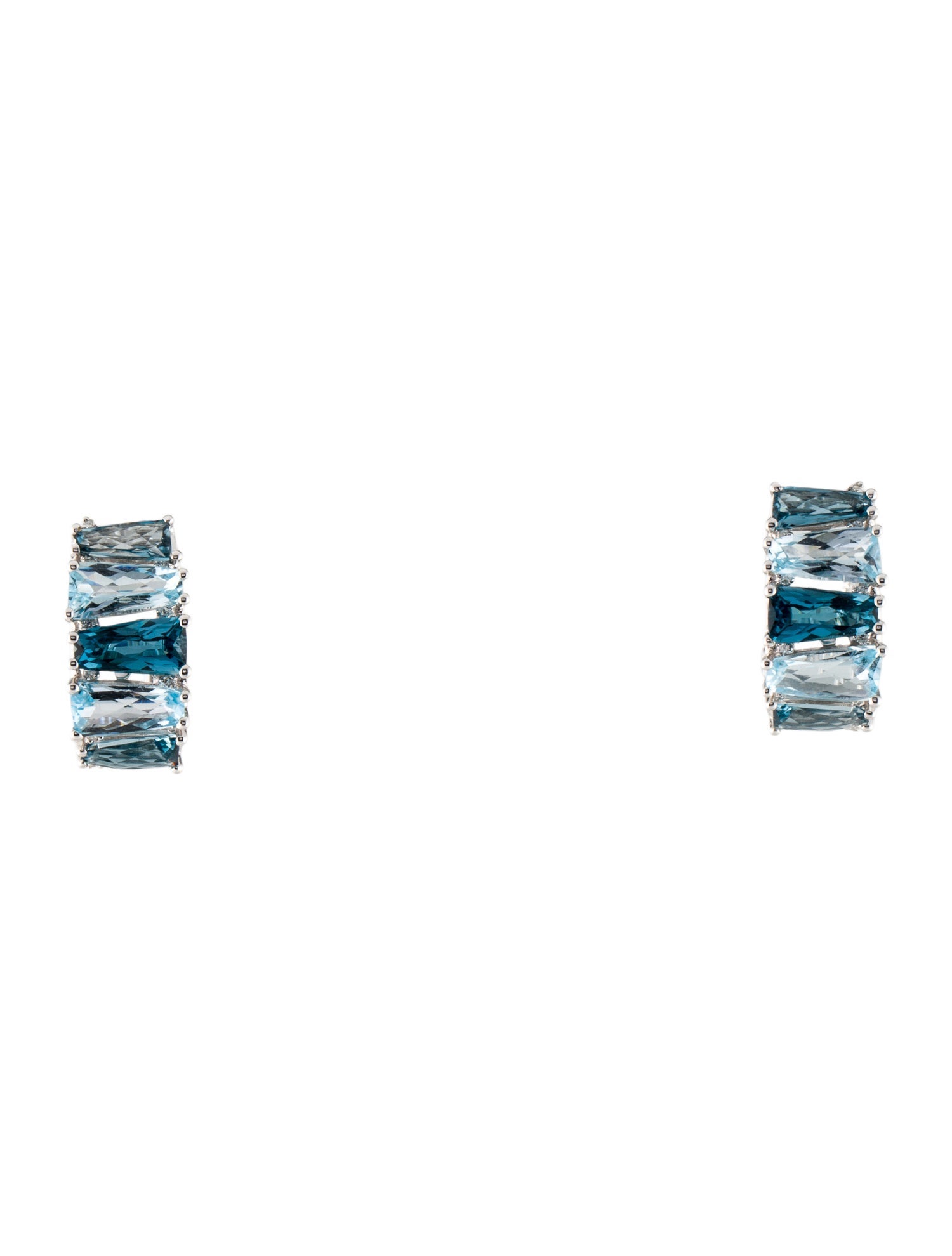 Effy Jewelry 14K Topaz Earclips