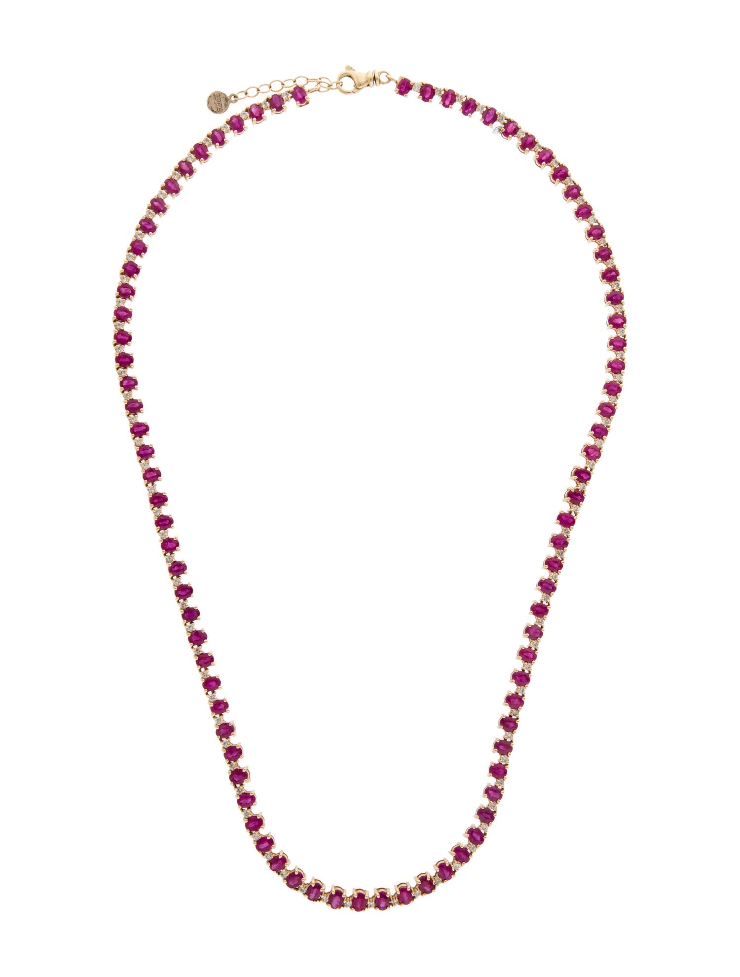 Effy Jewelry 14K 16.34ctw Ruby & Diamond Collar Necklace