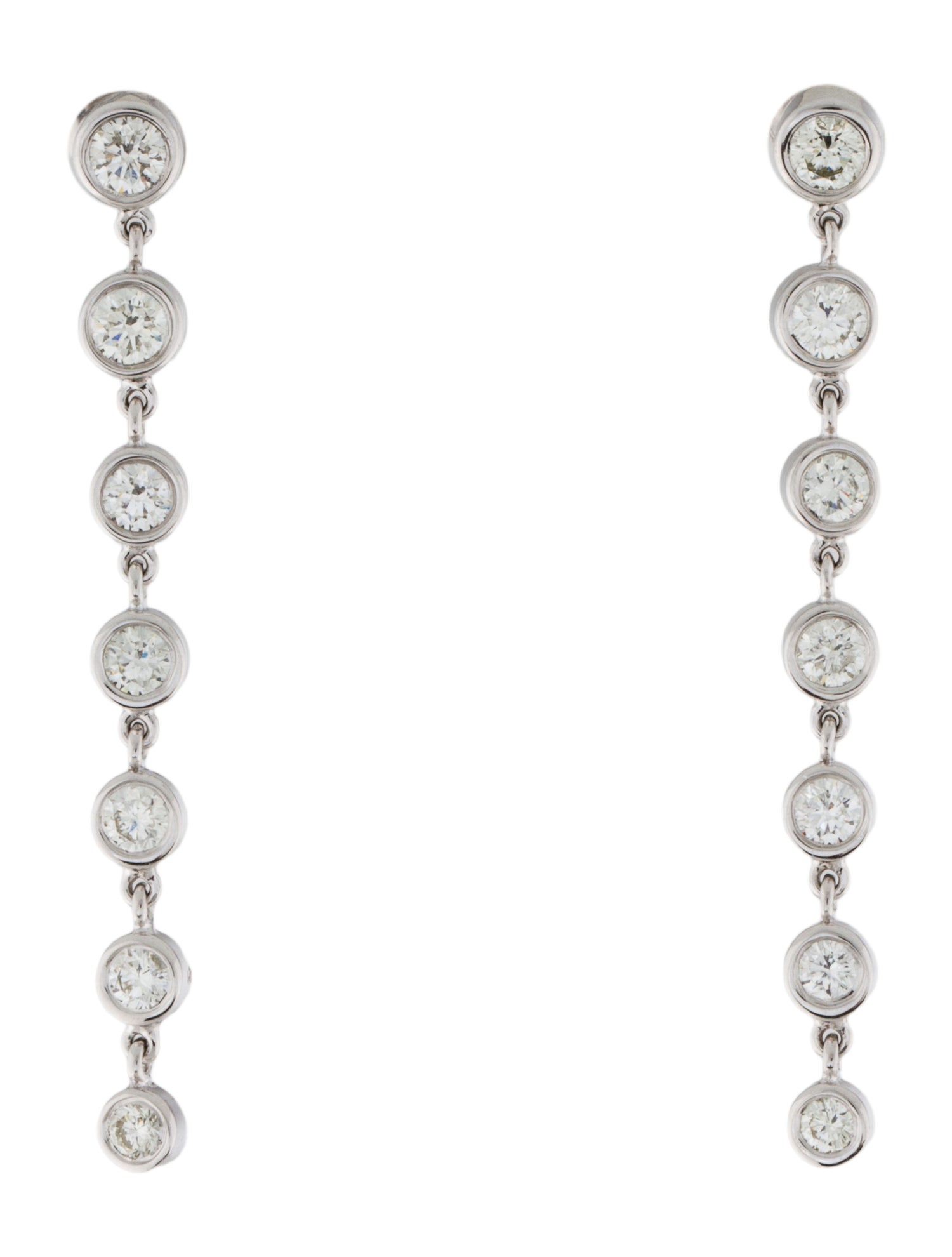 Effy Jewelry 14K 1.07ctw Diamond Drop Earrings