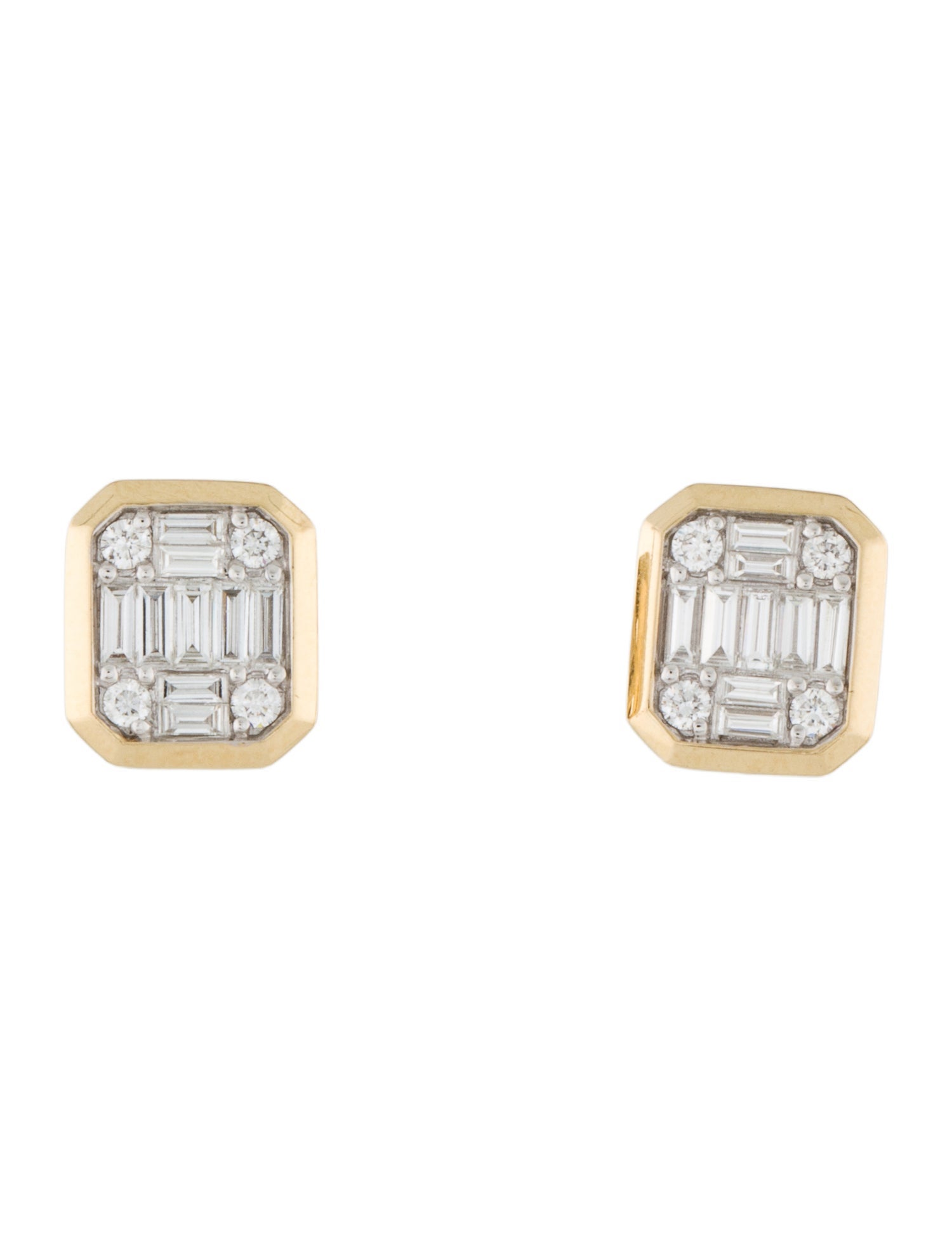 Effy Jewelry 14K Diamond Stud Earrings