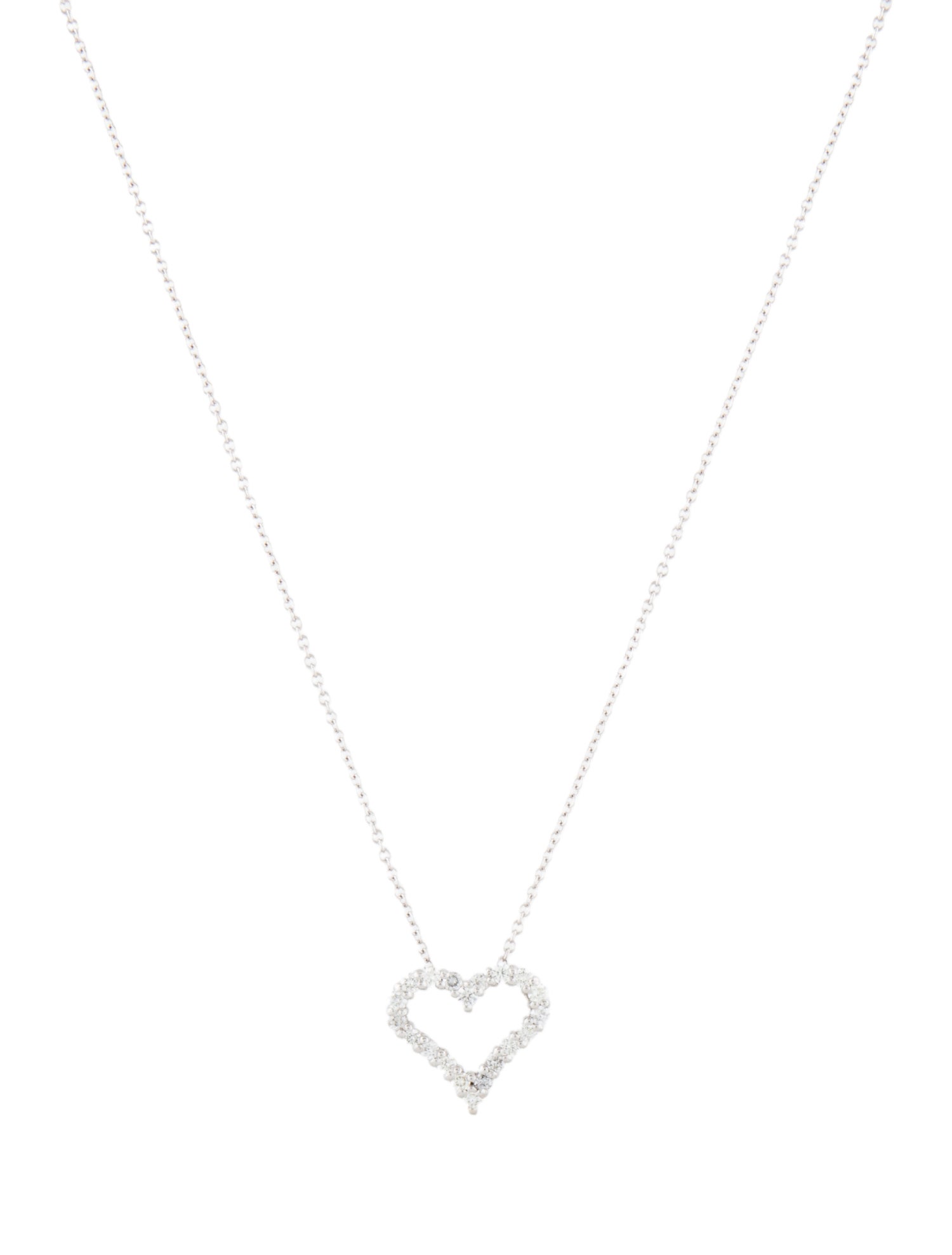 Effy Jewelry 14K Diamond Heart Pendant Necklace