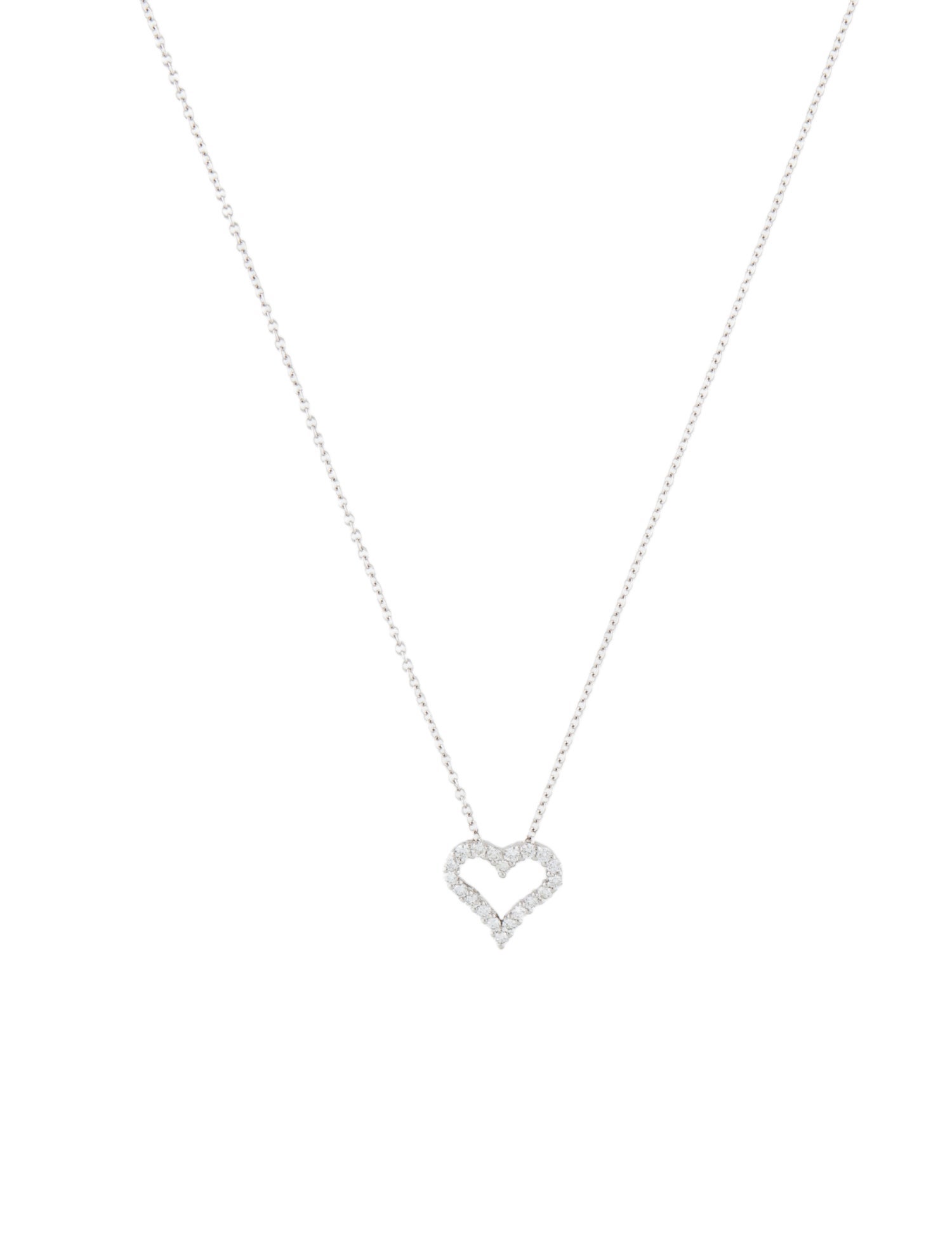 Effy Jewelry 14K Diamond Heart Pendant Necklace
