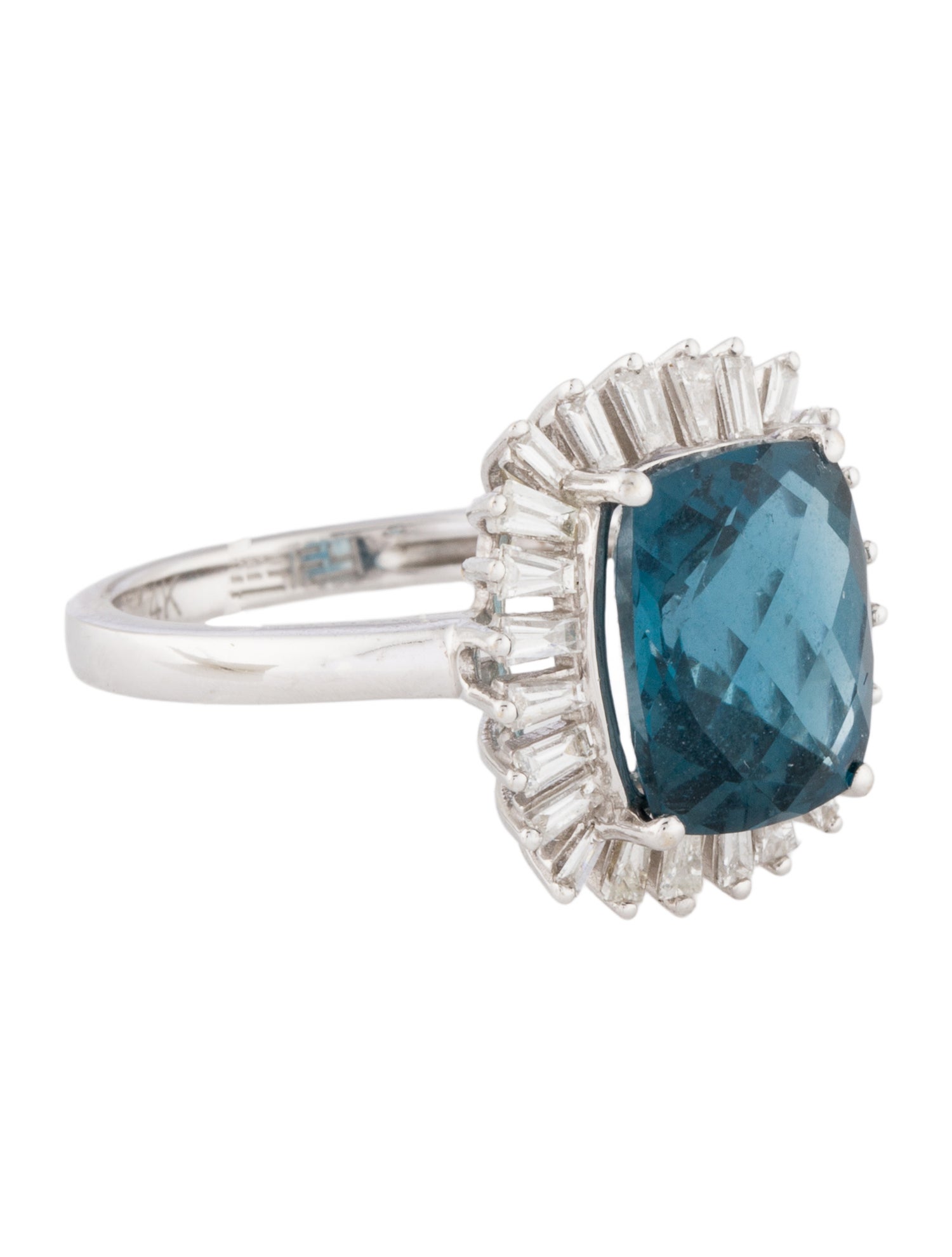 Effy Jewelry 14K Topaz & Diamond Cocktail Ring