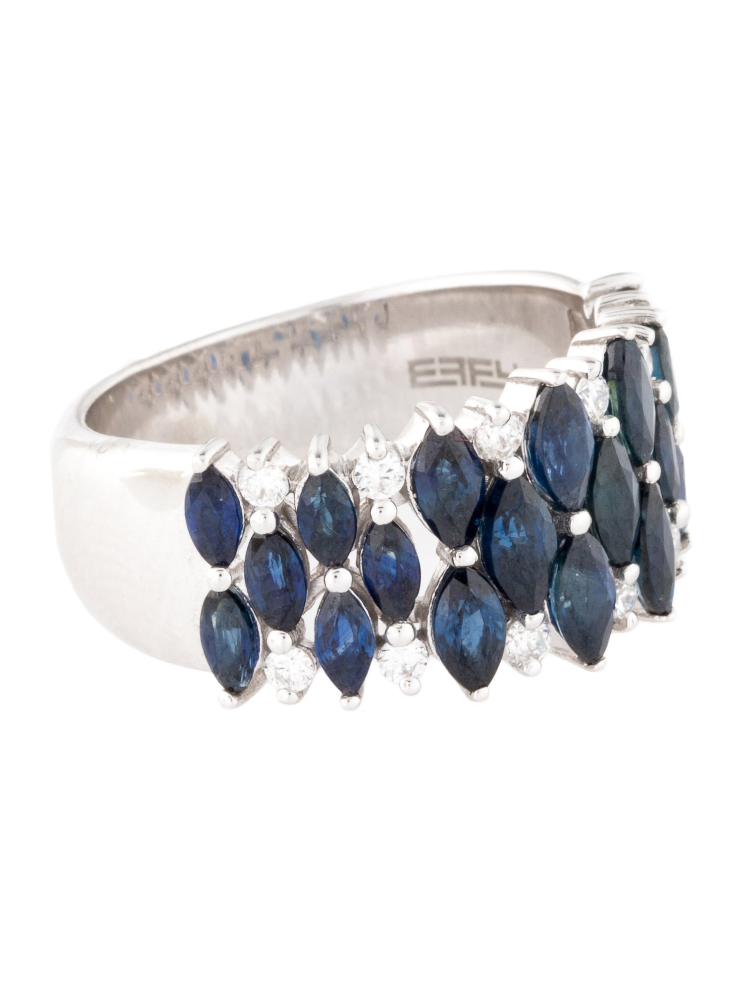 Effy Jewelry 14K Sapphire & Diamond Cocktail Ring