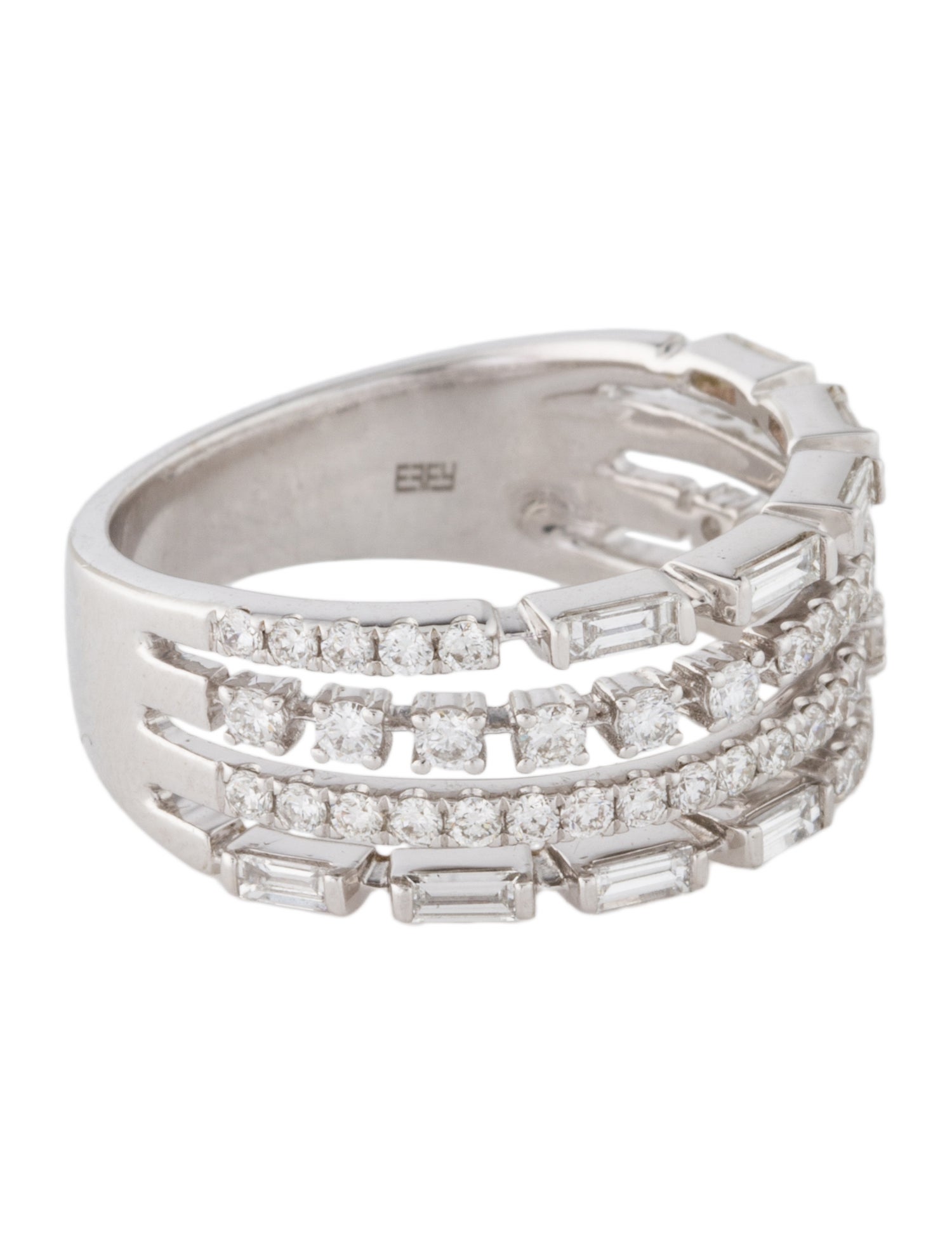 Effy Jewelry 14K Diamond Multi-Row Band