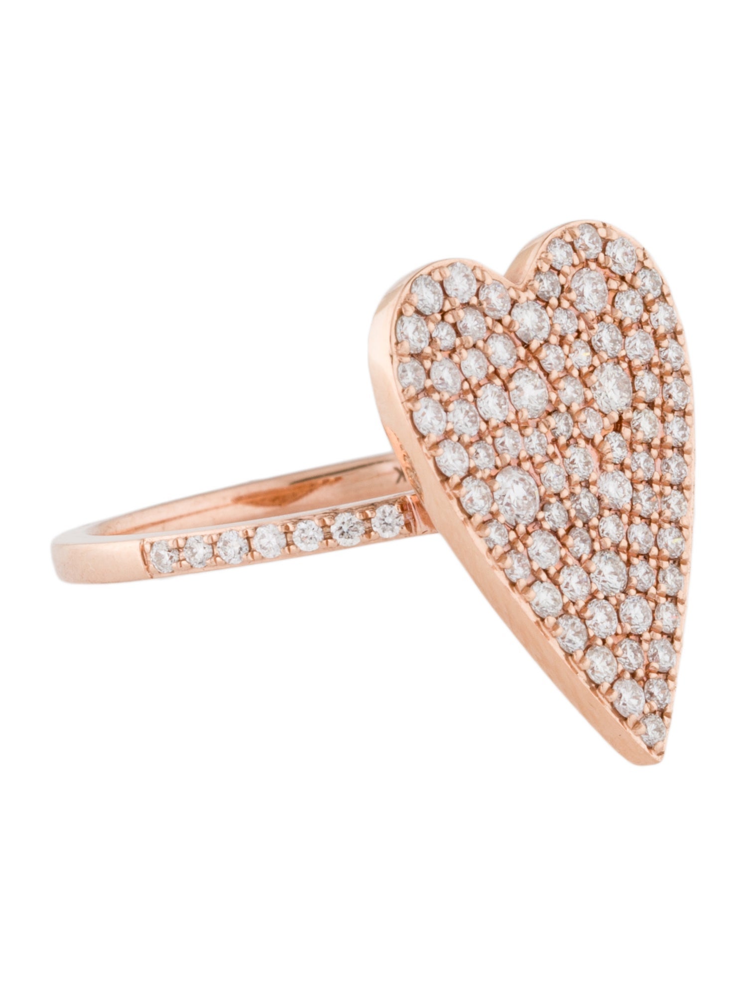 Effy Jewelry 14K Diamond Heart Cocktail Ring