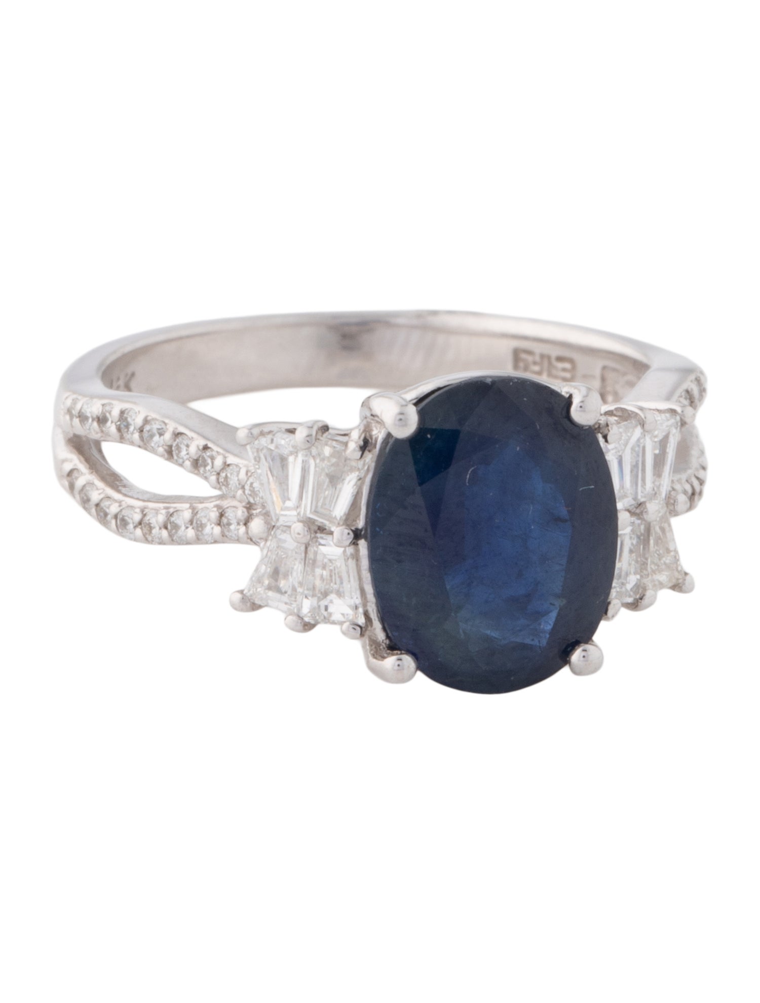 Effy Jewelry 14K 2.85ct Sapphire & Diamond Cocktail Ring