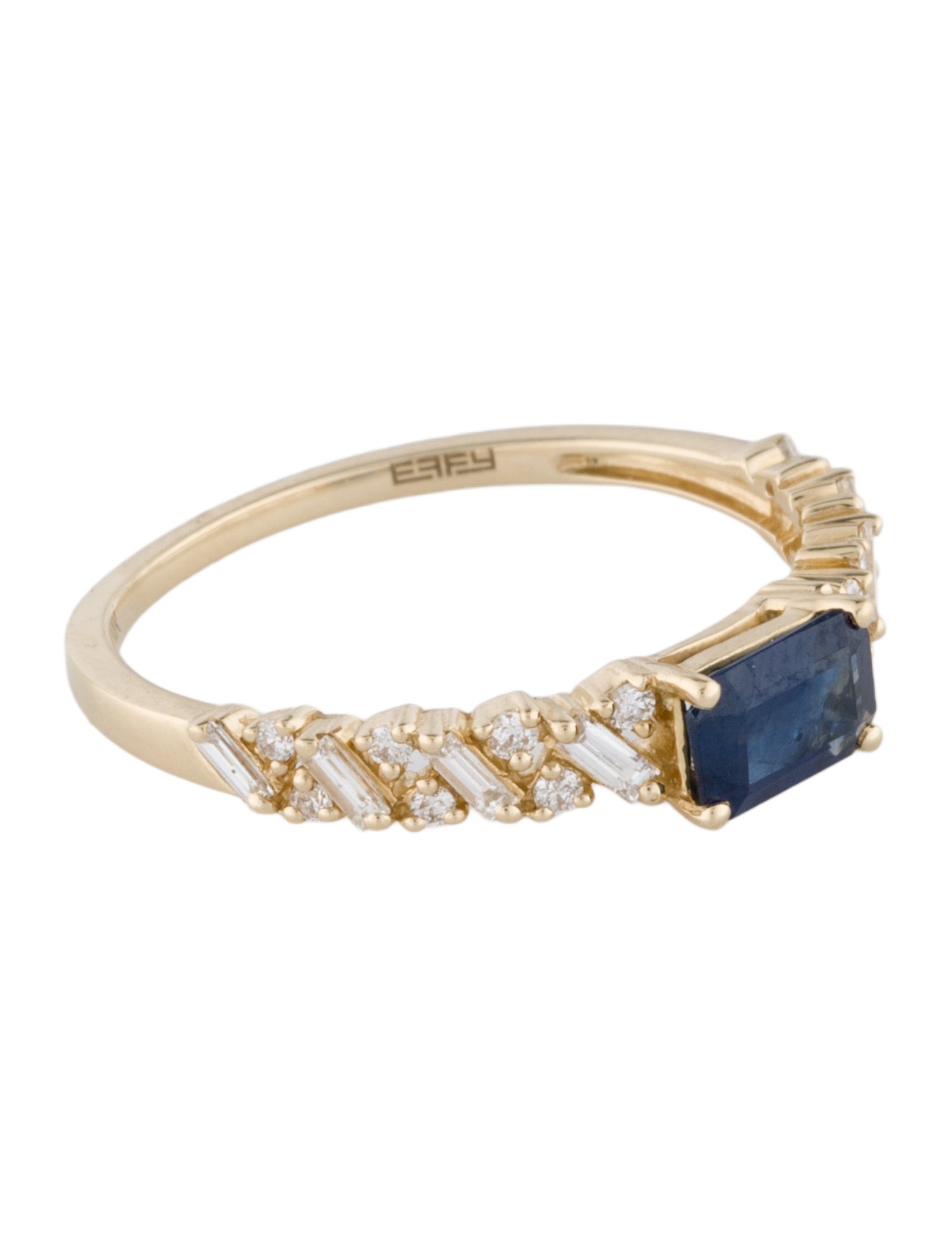 Effy Jewelry 14K Sapphire & Diamond Ring