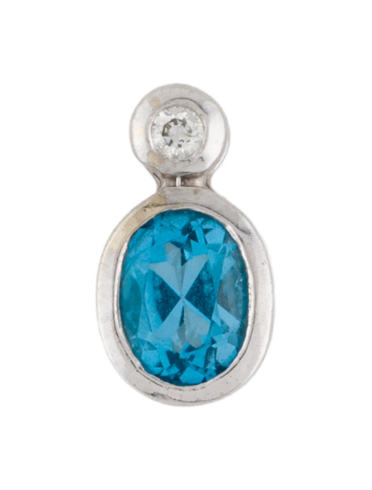 Effy Jewelry 14K Topaz & Diamond Pendant