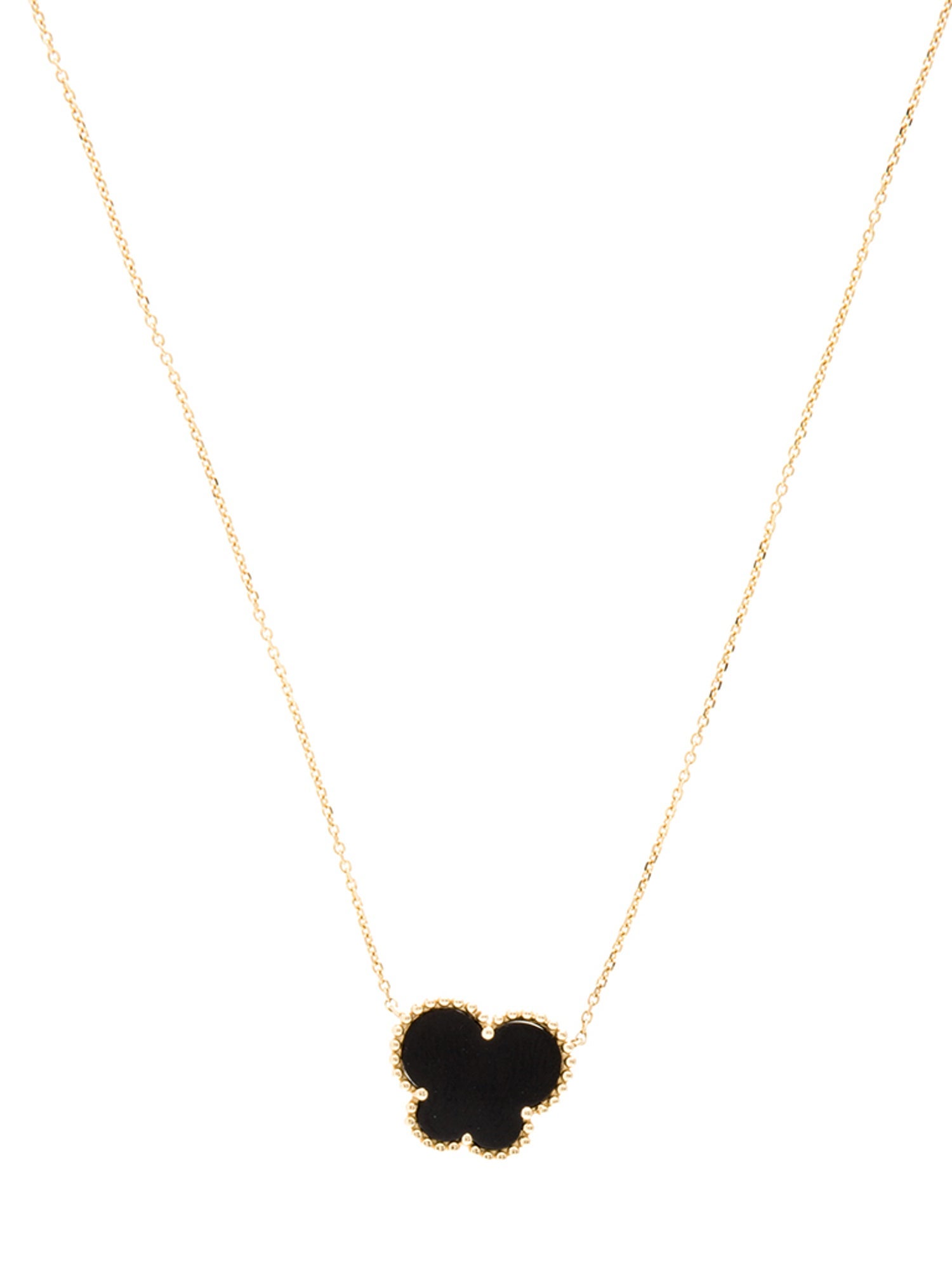 Effy Jewelry 14K Onyx Butterfly Pendant Necklace