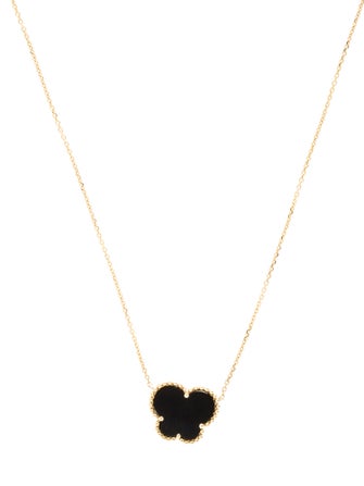 Effy Jewelry 14K Onyx Butterfly Pendant Necklace