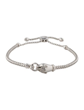 Effy Jewelry Diamond Panther Adjustable Bangle