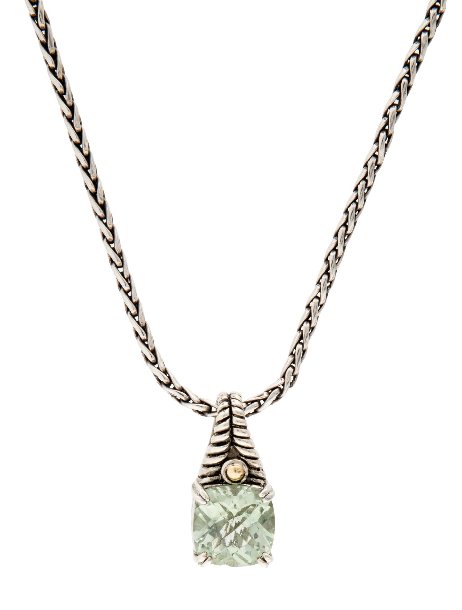 Effy Jewelry Prasiolite Pendant Necklace