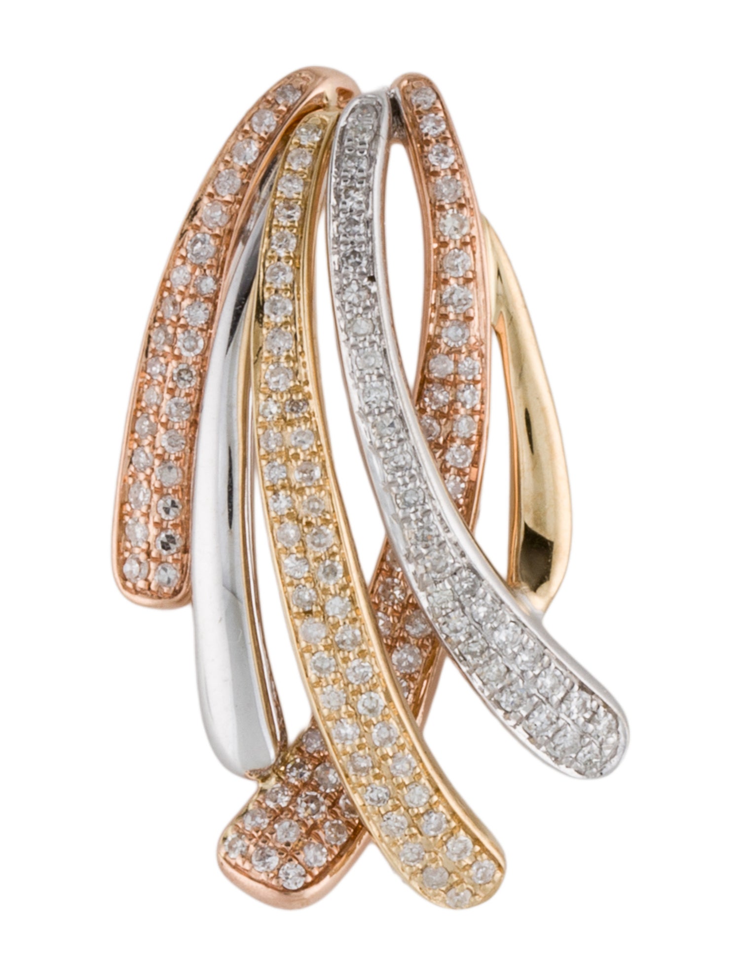 Effy Jewelry 14K Diamond Waterfall Pendant