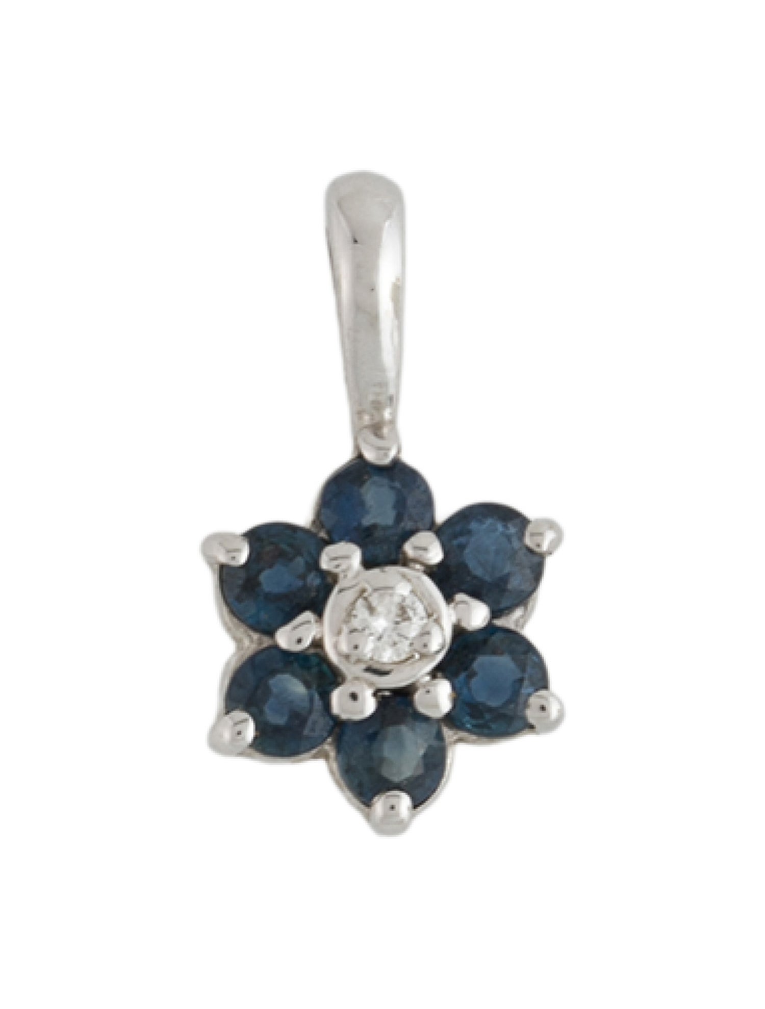 Effy Jewelry 14K Sapphire & Diamond Pendant