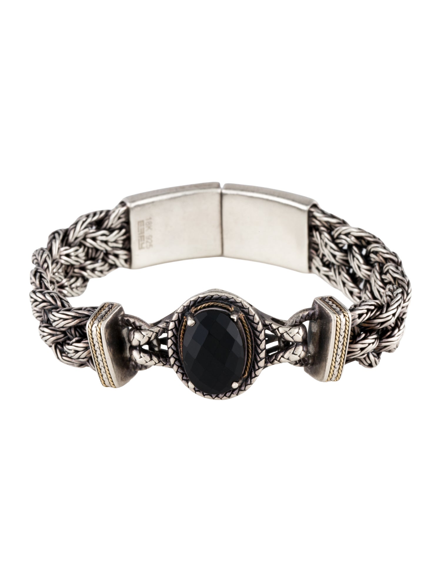 Effy Jewelry Onyx Station Bracelet