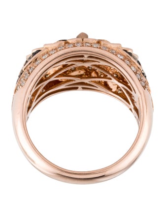 Effy Jewelry 14K Safari Diamond Owl Ring