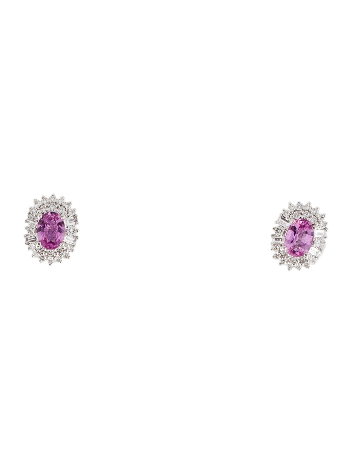 Effy Jewelry 18K Sapphire & Diamond Stud Earrings