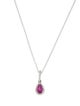 Effy Jewelry 18K Ruby & Diamond Pendant Necklace
