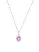 Effy Jewelry 18K 1.20ct Sapphire & Diamond Pendant Necklace