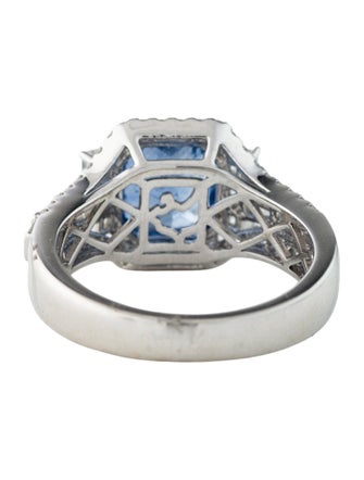 Effy Jewelry 18K 3.99ct Sapphire & Diamond Cocktail Ring