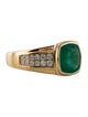 Effy Jewelry 18K 3.70ct Emerald & Diamond Cocktail Ring