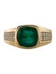 Effy Jewelry 18K 3.70ct Emerald & Diamond Cocktail Ring
