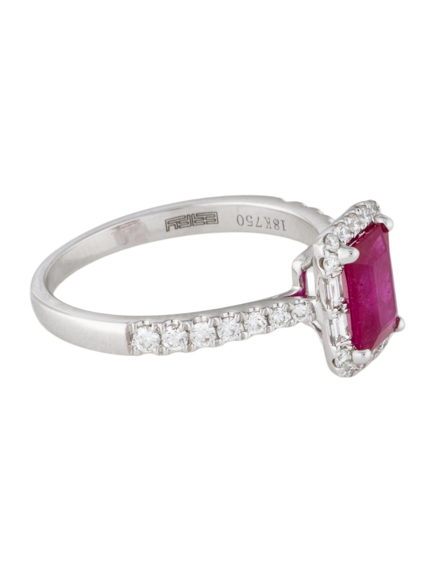 Effy Jewelry 18K 1.00ct Ruby & Diamond Cocktail Ring
