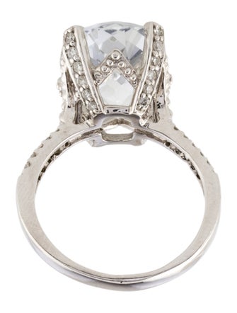 Effy Jewelry 14K Topaz & Diamond Cocktail Ring