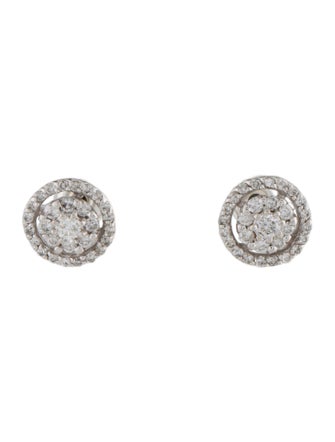 Effy Jewelry 14K Diamod Circle Stud Earrings