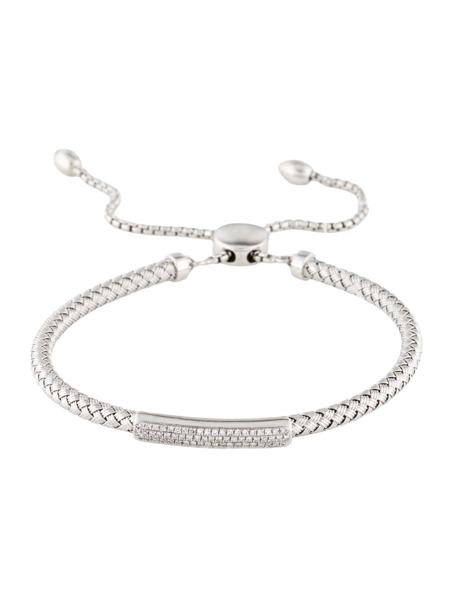Effy Jewelry Diamond Accented Adjustable Bracelet