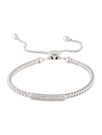 Effy Jewelry Diamond Accented Adjustable Bracelet