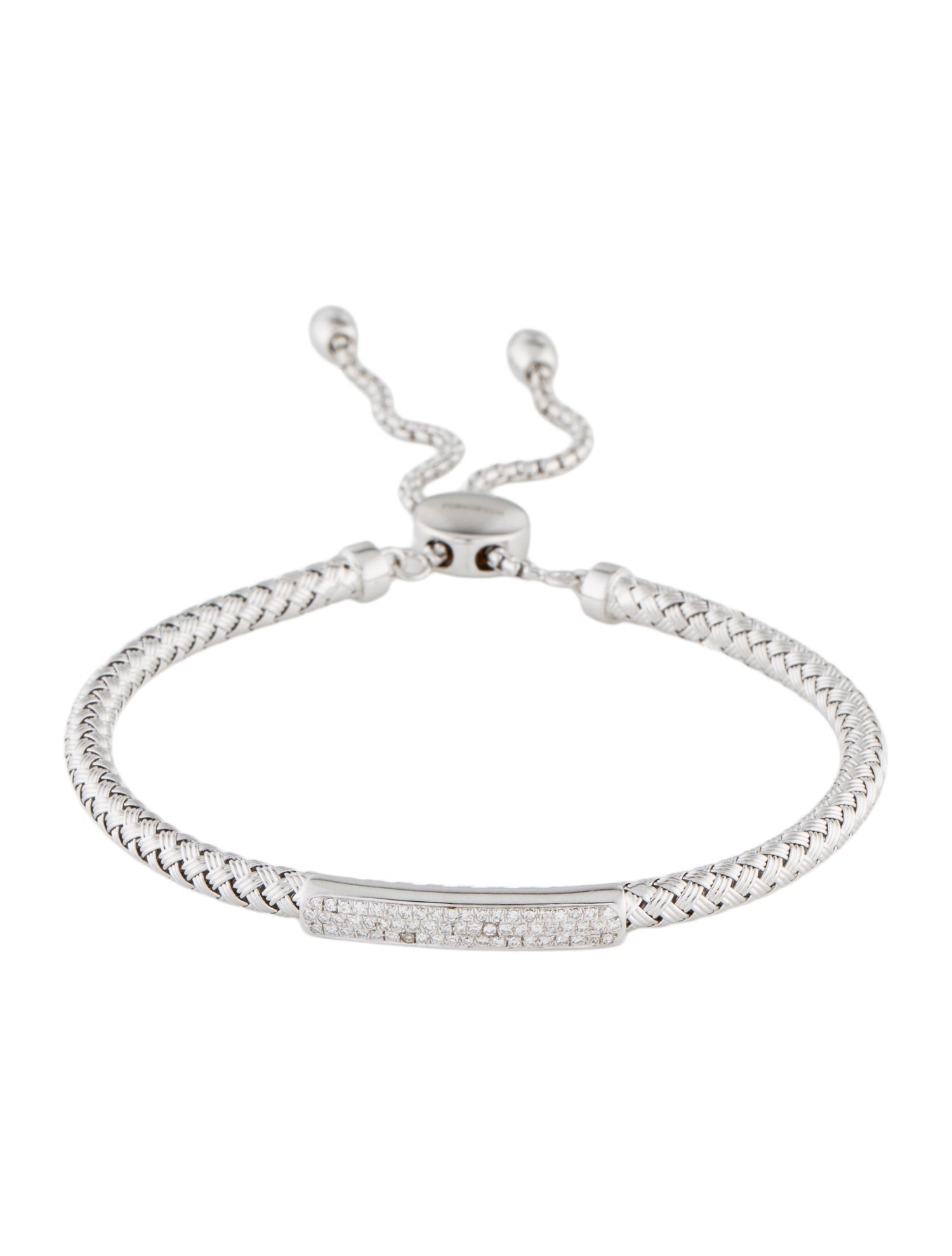 Effy Jewelry Diamond Accented Adjustable Bracelet