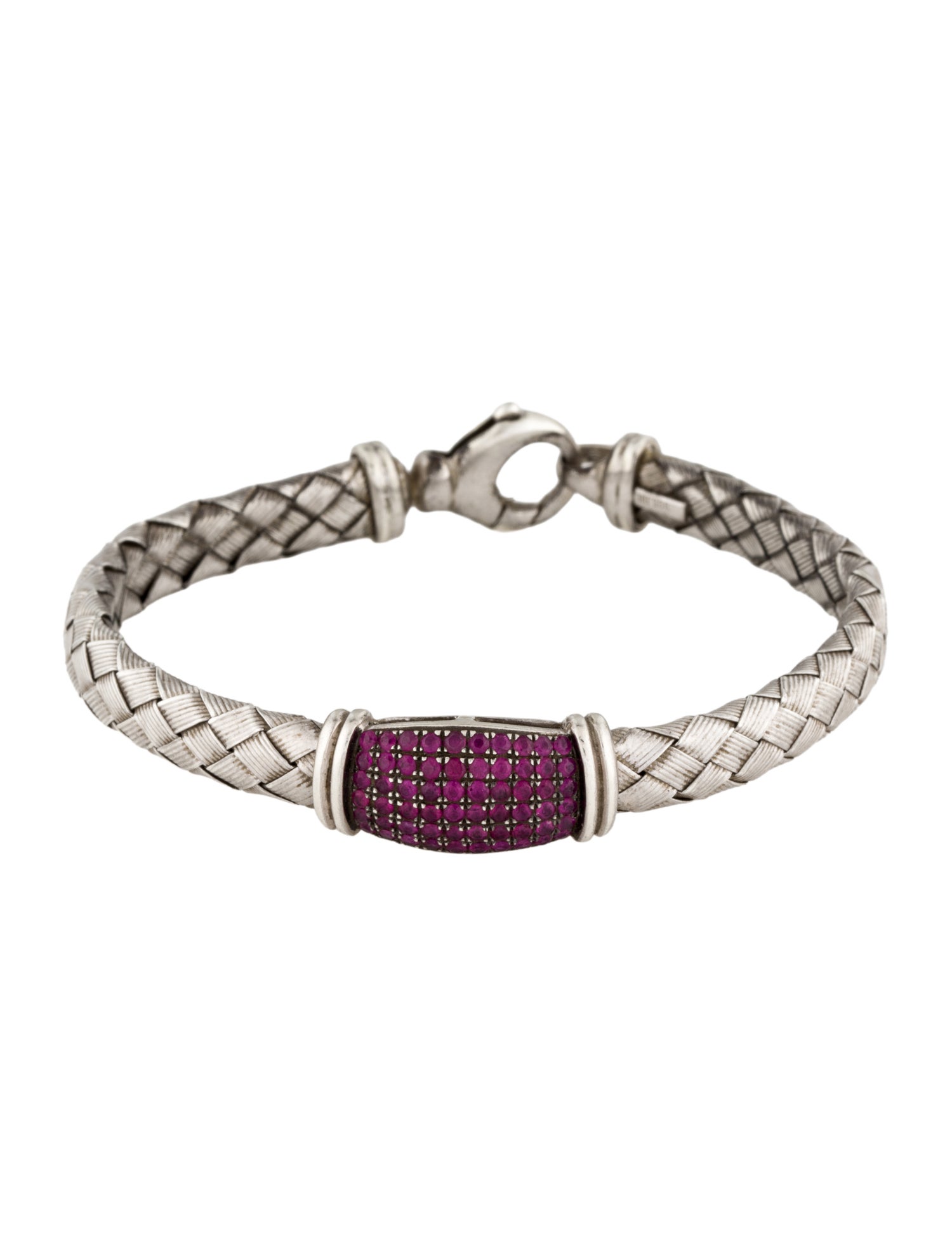 Effy Jewelry 5.40ctw Ruby Braided Bracelet