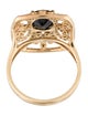 Effy Jewelry 14K Sapphire & Diamond Open Frame Cocktail Ring
