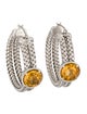 Effy Jewelry Citrine Hoop Earrings