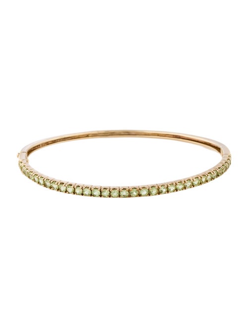 Effy Jewelry 14K Peridot Bangle Bracelet