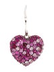 Effy Jewelry Ruby & Sapphire Splash Heart Drop Single Earrings