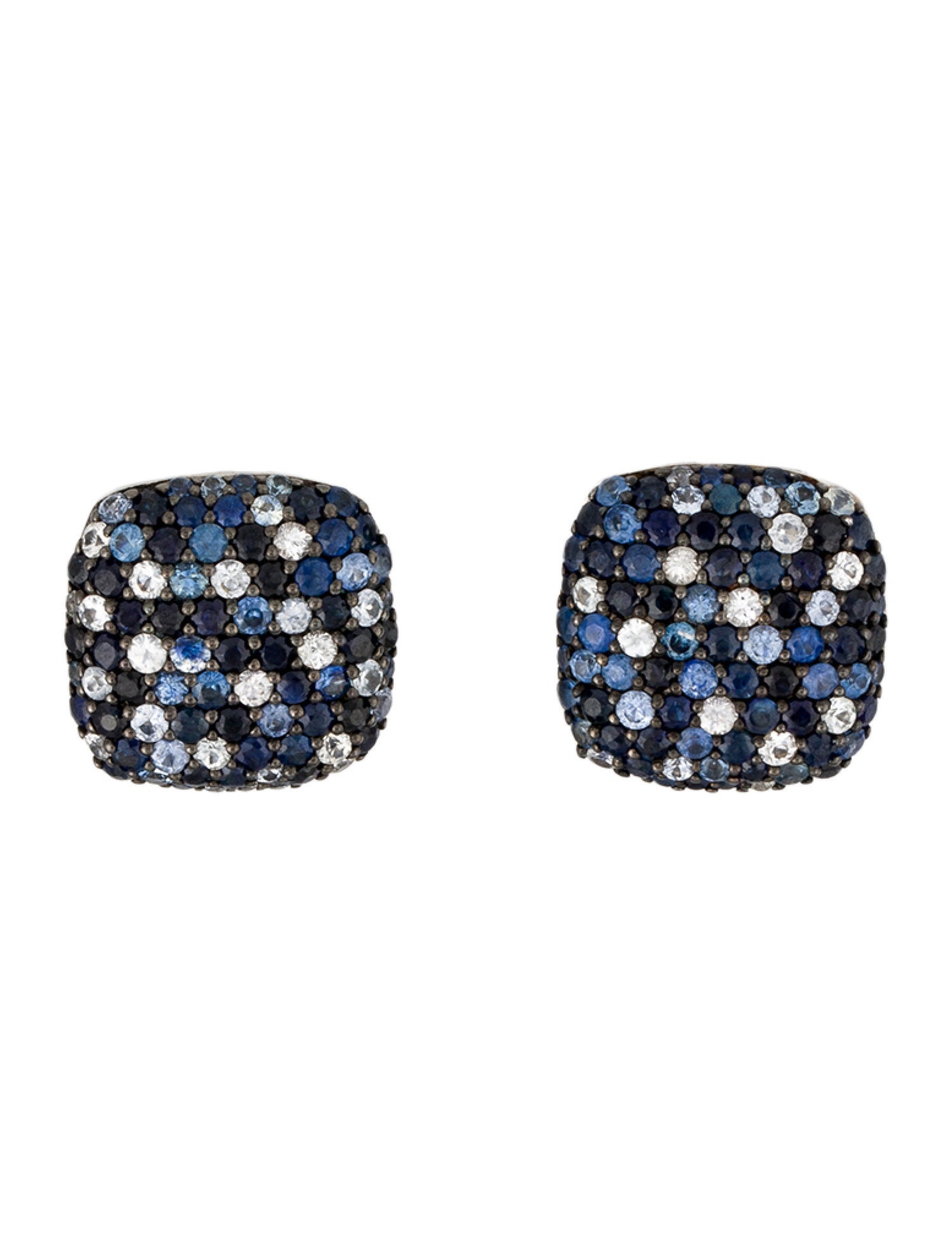 Effy Jewelry 3.56ctw Sapphire Splash Earclip Earrings